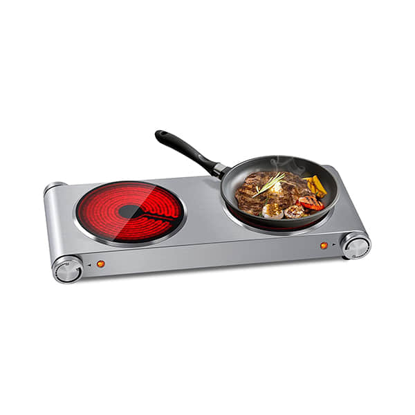 Stainless Steel Dual Zone Electric Hob ES-3201C