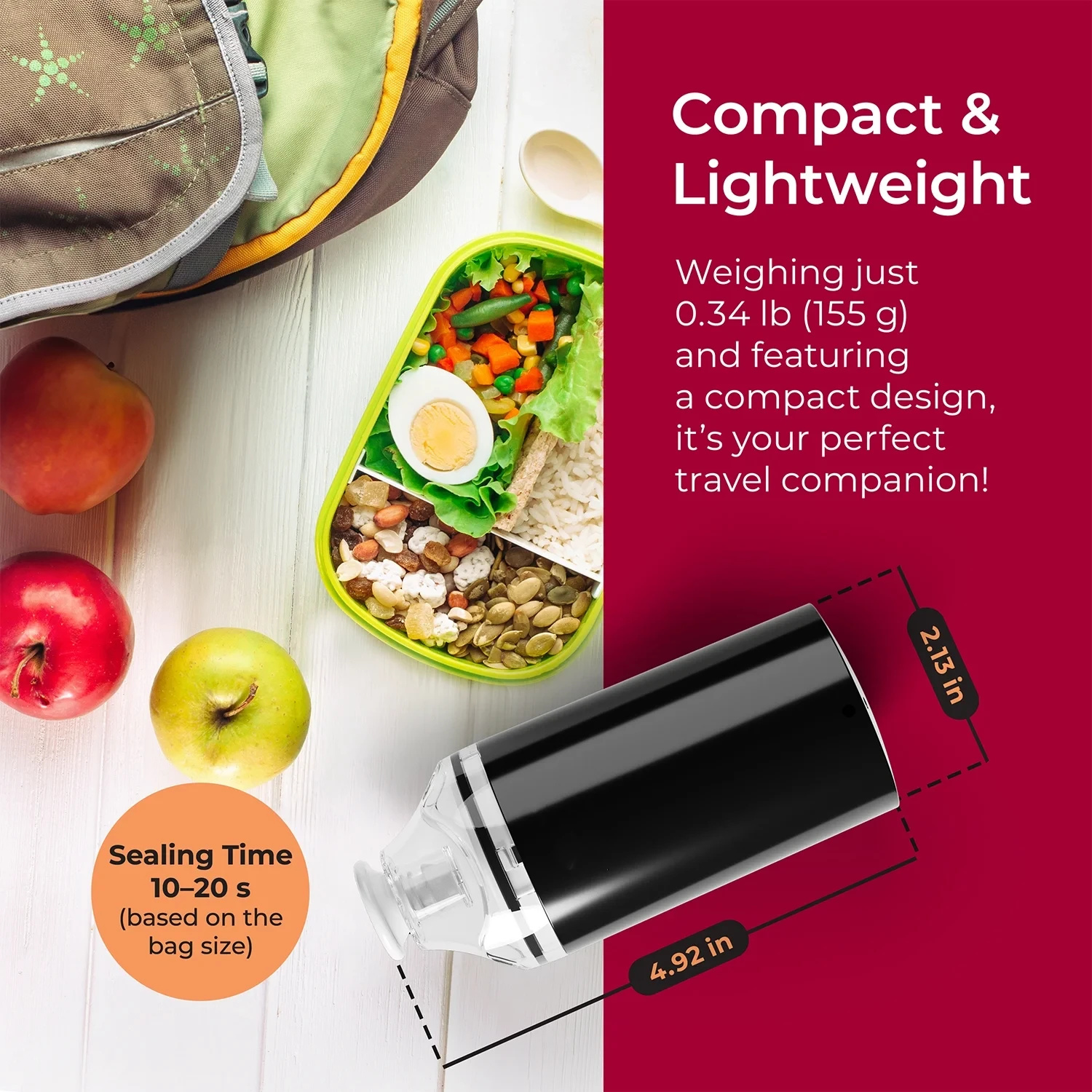 Rechargeable Mini Vacuum Sealer Pump H1