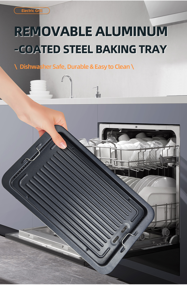 Indoor Electric Grills for Healthy, Smoke-Free Cooking|GR-06|Compact, fast-heating, non-stick raclet