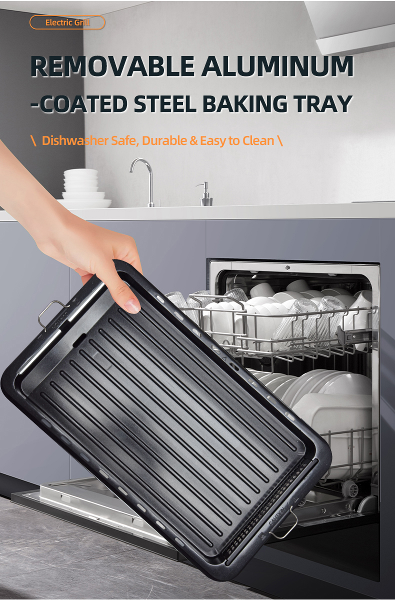 Indoor Electric Grills for Healthy, Smoke-Free Cooking|GR-06|Compact, fast-heating, non-stick raclet